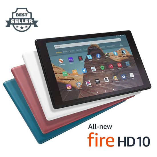 아마존 파이어 HD 10인치 태블릿 9세대 - 32G, 64G Amazon Fire HD 10 Tablet w/ Special Offer